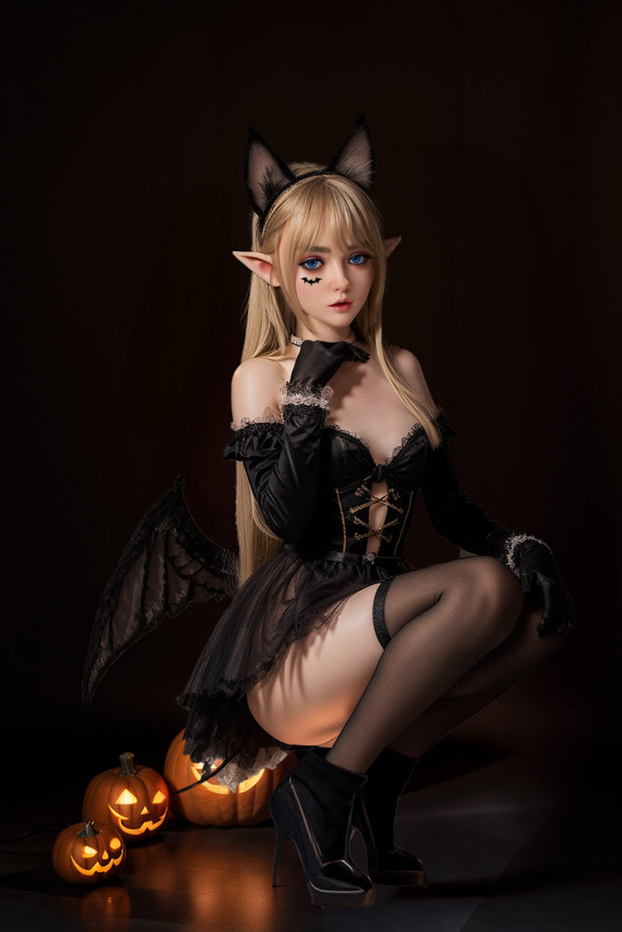US Stock - Keely Plus 150cm #M8 Full Silicone Movable Jaw Sex Doll Silicone ROS Head Oral Sex Adult Love Doll