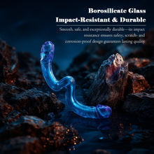 Load image into Gallery viewer, Double-ended Glass Dildo for G-Spot &amp; P-Spot