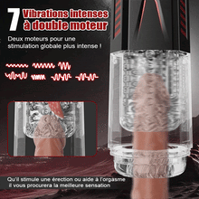 Load image into Gallery viewer, Mars - Oral Dominator 7 Vibration 7 Rotation 7 Back and Forth 4-in-1 Masturbator with Dual Motors