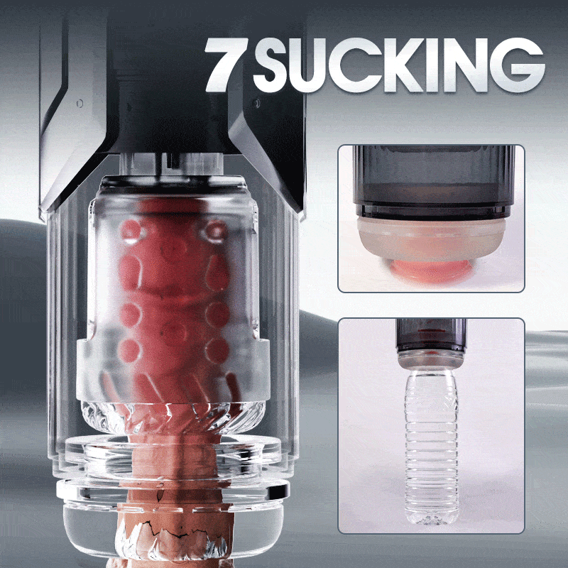 Queen Kendal 7 Vacuum Sucking for Oral Sex LCD Display Masturbator
