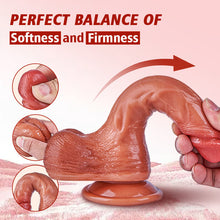 Load image into Gallery viewer, Simulated Ejaculation 8.5 IN Vibrating Dildo Enema Bulb for G-Spot &amp; Anal Prostate Play