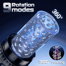 Load image into Gallery viewer, 9 Rotating &amp; 4 Suction &amp; Licking Pocket Pussy One-Touch Boost Automatic Male Masturbator