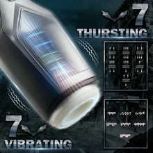 Load image into Gallery viewer, Lowery- 7 Thursting &amp; Vibrating With Huge Visible Window Oral Male Masturbator