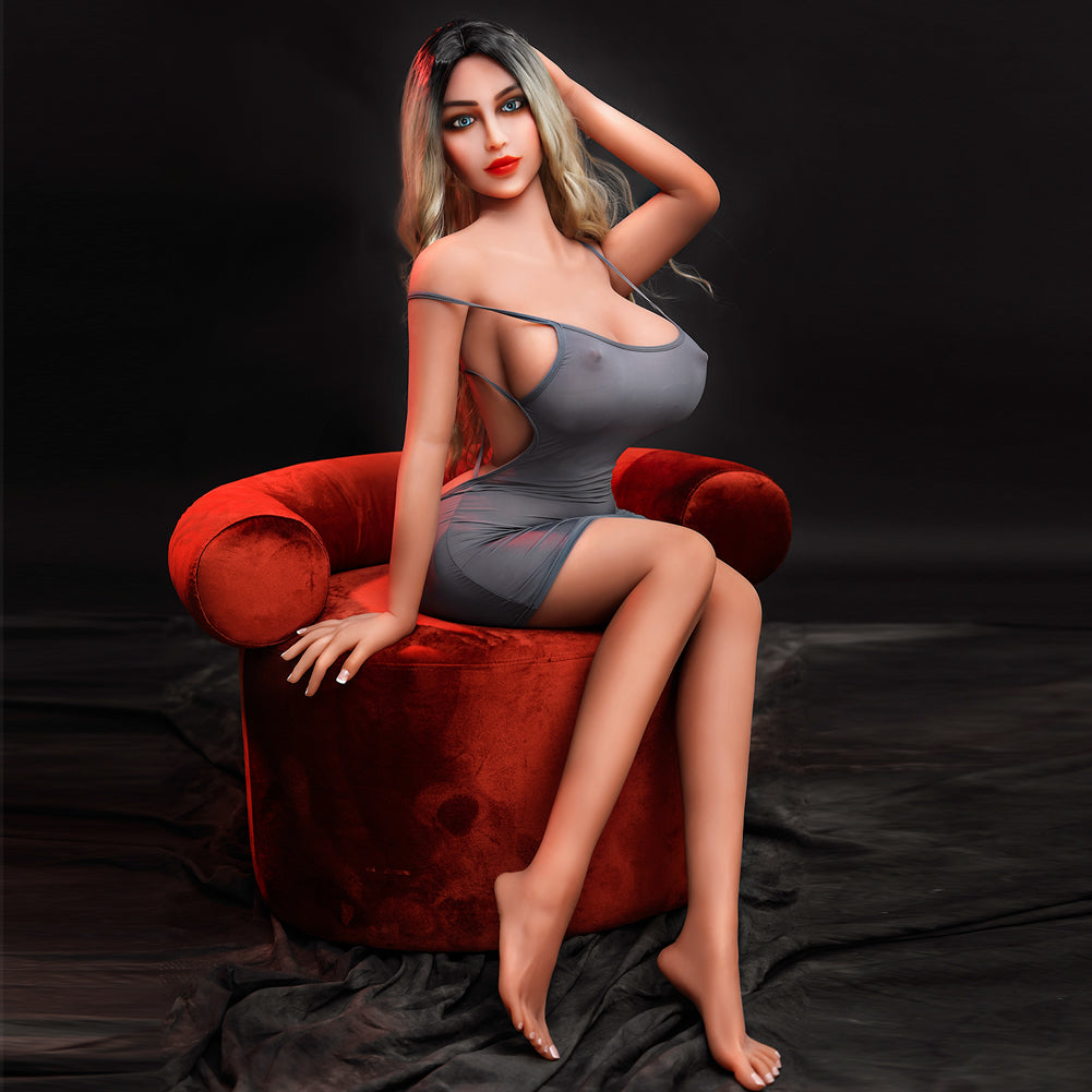 US Stock - Lois 158cm 126 Head Big Breasts TPE Love Doll Sexy Lady Doll BBW Sex Doll