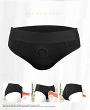 Load image into Gallery viewer, Women's Wearing Pants Imitated And Fake Sunshine Pants Vibrating Hollow Labrador Fun Appliance 300/box