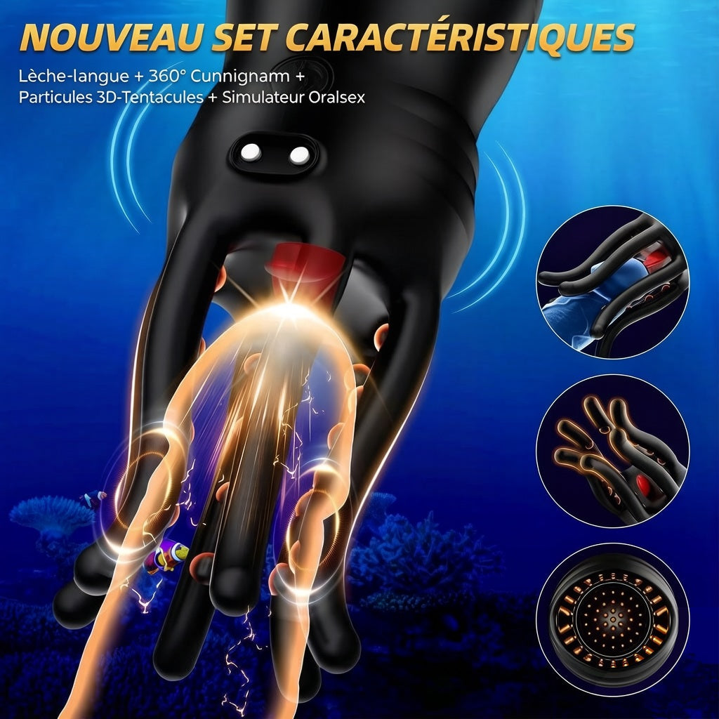 Penis Training Vibrator for Men with 10 Vibration Modes Male Stroker