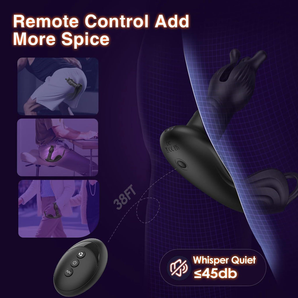 9 Tension Shock Flapping Prostate Massager Anal Toys