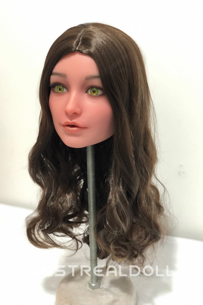 US Stock - RIDMII Ashalee Unique Design 162cm Silicone ROS Head BBW Sex Doll TPE Body Movable Jaw Adult Love Doll