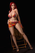 Load image into Gallery viewer, US Stock - Camila Silicone Head Sex Doll TPE Body Adult Love Doll Red Hair BBW Love Doll