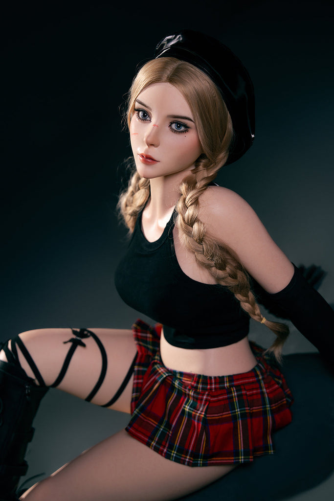 US Stock - Vionnet 164cm S37 Full Silicone Sex Doll Natural Skin Silicone Adult Love Doll (Free 2ND Head)