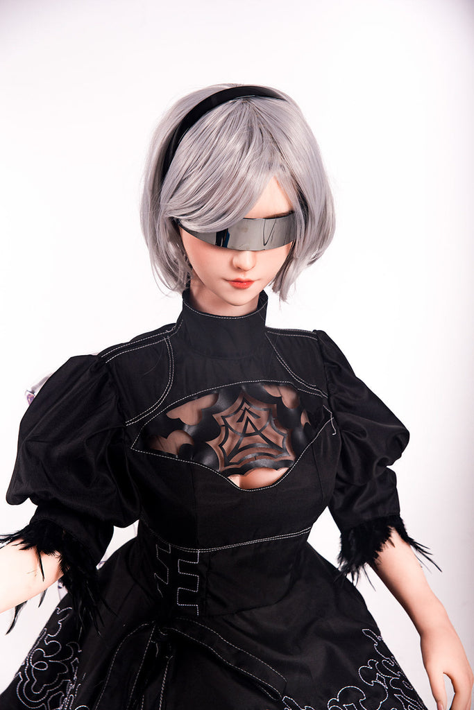 US Stock - RIDMII 163cm Unique Design Momo Plus Cosplay App-Controlled Sex Doll Silicone Head TPE Body Love Doll