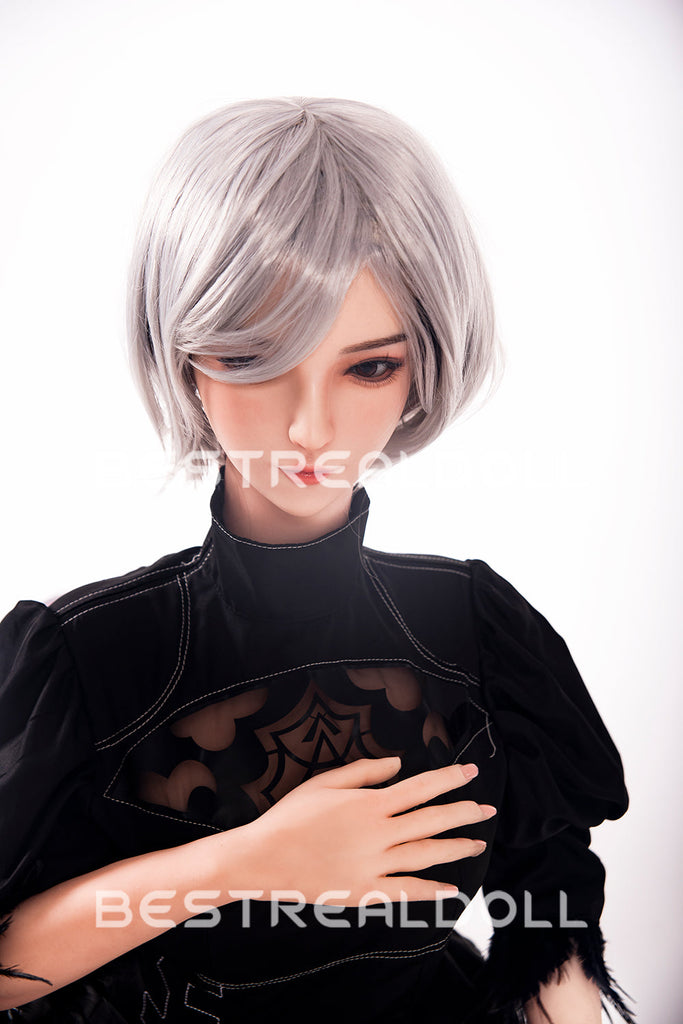 US Stock - RIDMII 163cm Unique Design Momo Plus Cosplay Medium Boobs Sex Doll Silicone Head TPE Body Love Doll