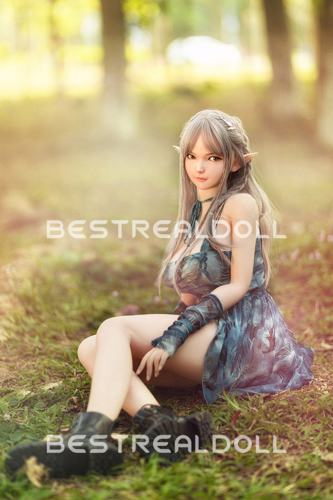 US Stock - RIDMII Aggie Unique Design 163cm Genie Sex Doll Silicone Head Elf Jelly Breasts Adult Love Doll