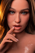 Load image into Gallery viewer, US Stock - Aja 163cm #628 Soft Silicone ROS Head Adult Love Doll TPE Body Movable Jaw Tanned Skin Oral Sex Doll